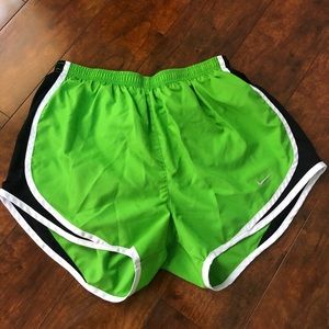 NWOT Lime Dri-Fit running shorts